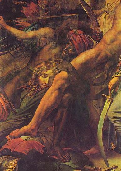 Girodet-Trioson, Anne-Louis Die Revolte in Kairo, Detail oil painting image